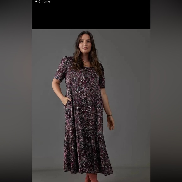 MAEVE- By Anthropologie -Lisabetta MIDI Dress - Picture 13 of 14